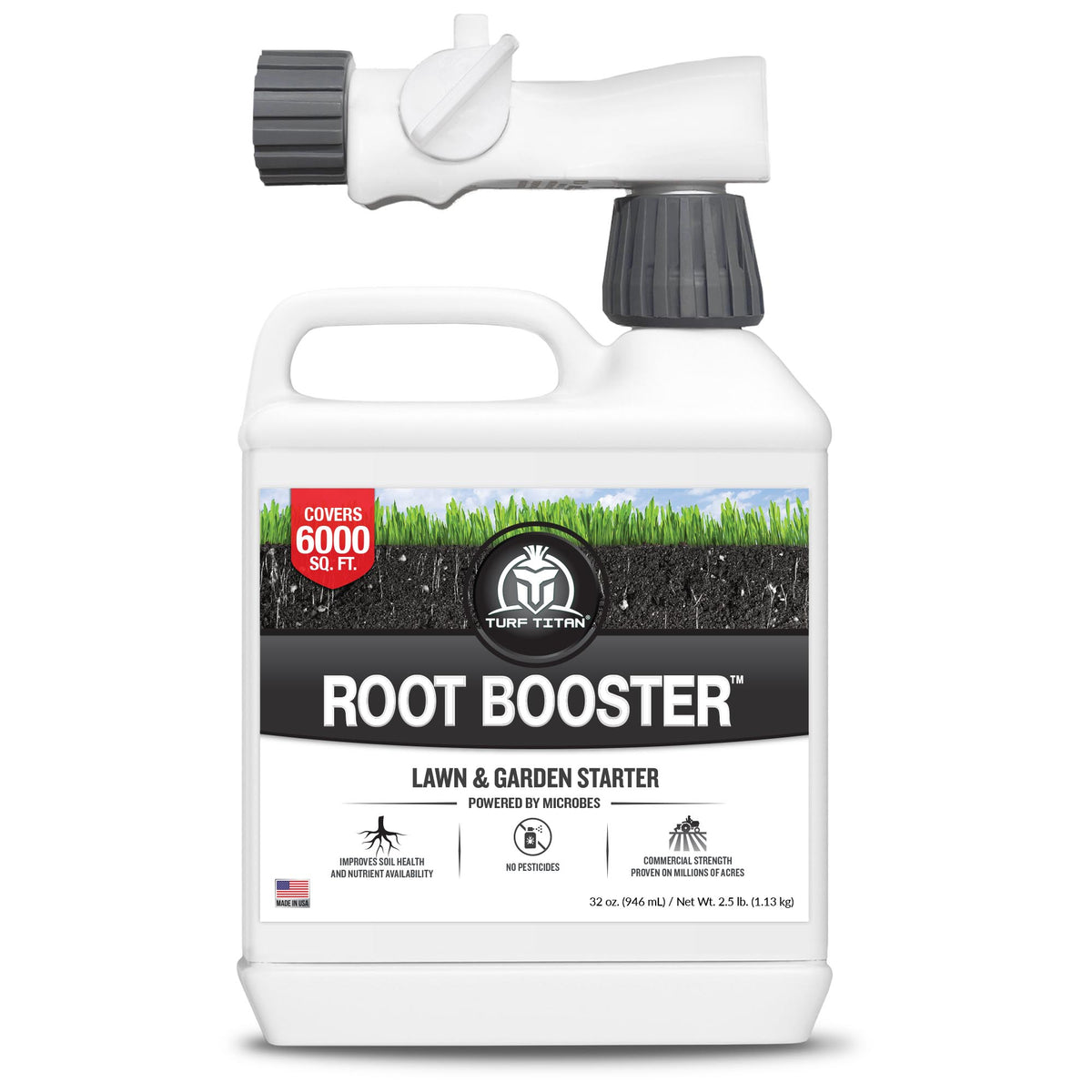 Root Booster - Liquid Lawn and Garden Probiotic with Microbes
