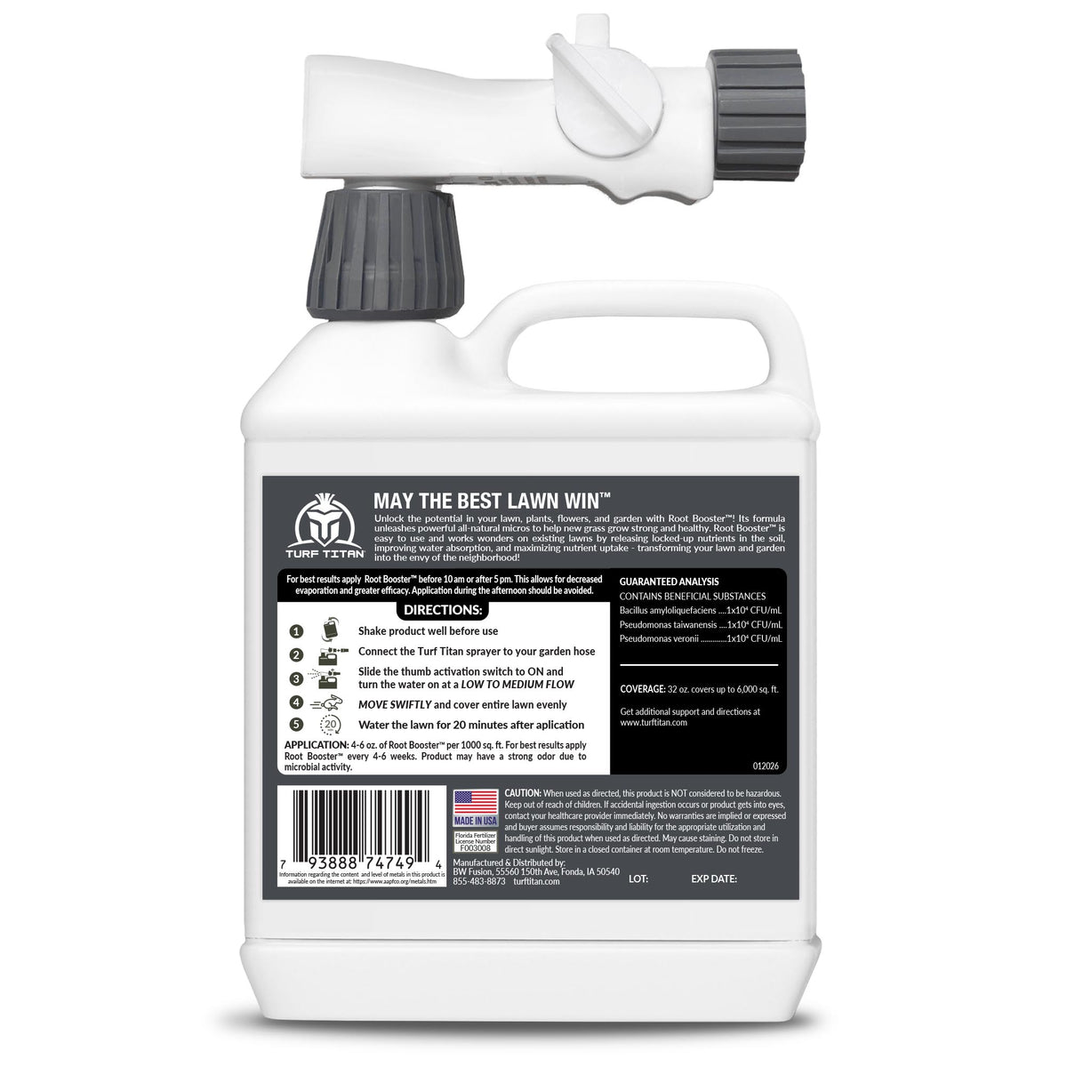 Root Booster - Liquid Lawn and Garden Probiotic with Microbes